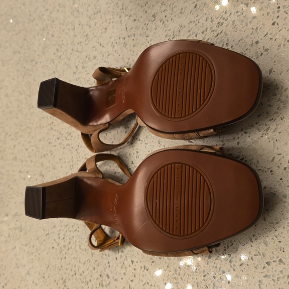 authentic Chie Mihara Laubo - peach suede . - Picture 6 of 13